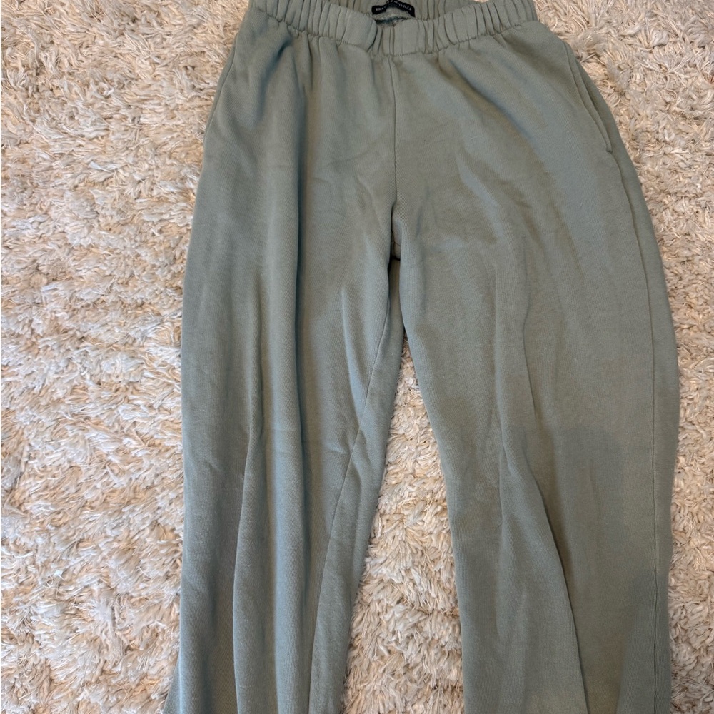 Brandy Melville Green Sweatpants